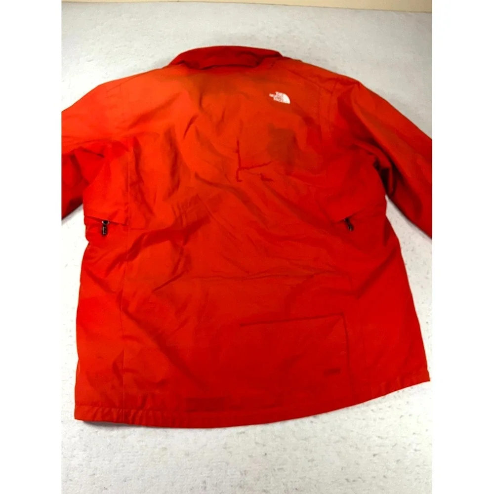 The North Face Hyvent Insulated Ski Jacket Mens XL Red Hiking Outdoor Full Zip